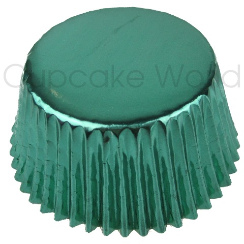 25PCS MINT GREEN SHINY FOIL MUFFIN CUPCAKE CASES PATTY PANS 25PCS MINT GREEN SHINY FOIL MUFFIN CUPCAKE CASES PATTY PANS